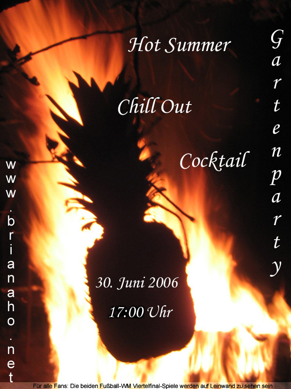 cocktail party flyer